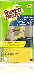 3M, Luva Multiúso Scotch-Brite, Limpeza, Grande, Amarela, 1 Par
