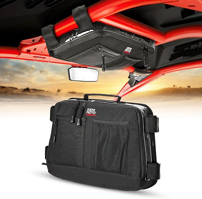 kemimoto X3 Overhead Roof Storage Bag compatible with 2017