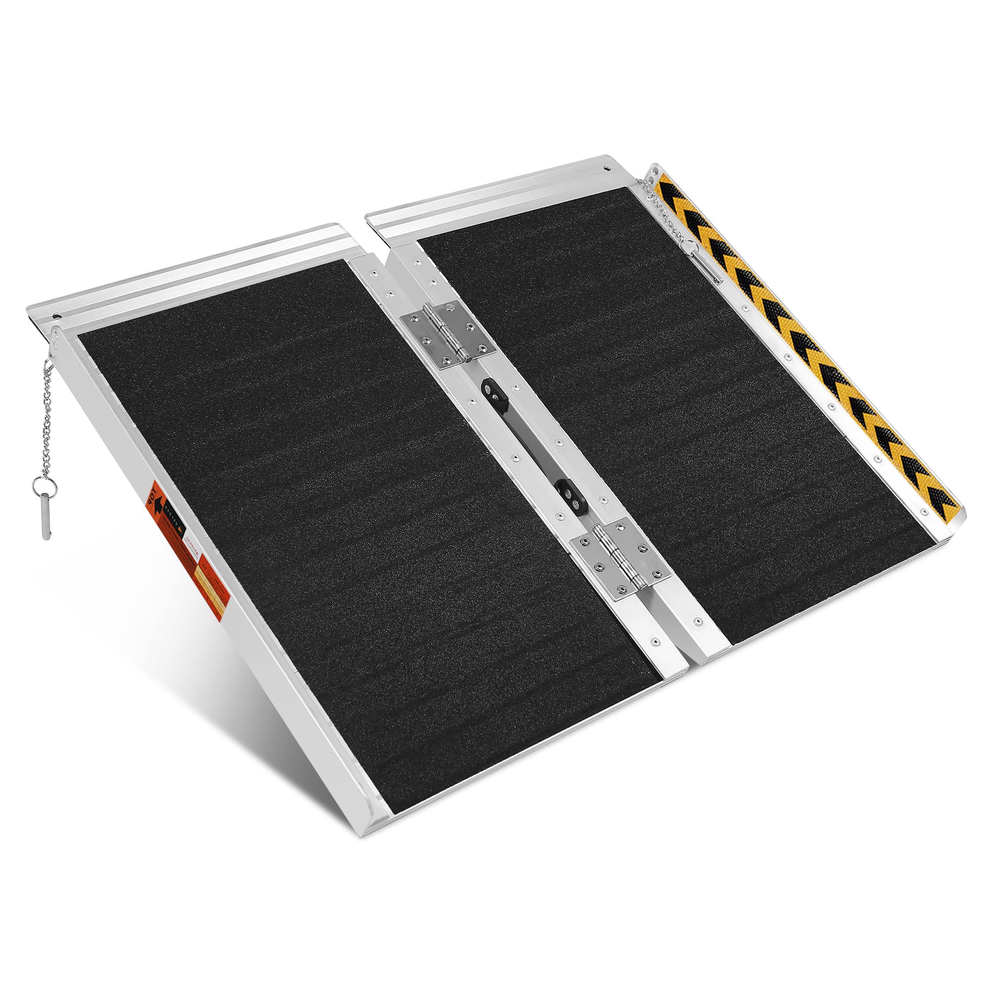 ORFORD NonSkid Foldable Wheelchair Ramp 2FT, Threshold Ramp with a Non