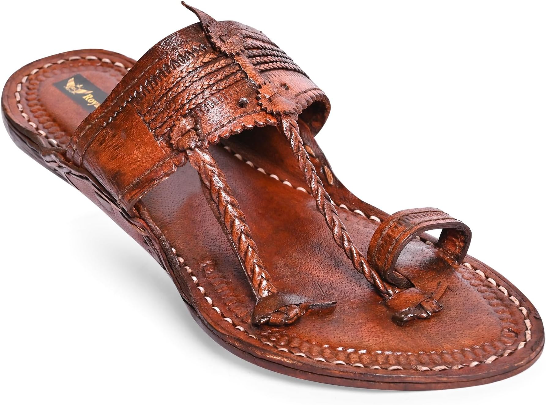 Kolhapuri Chappal for Men|Kolhapuri Slippers for Men|Kolhapuri Shoes for Men|Leather Slippers for Men|Wedding Slippers for Men-B1