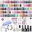 Beetles Gel Nail Polish Kit with U V Light, 68 Pcs Gel Nail Kit 35 Colors Emotional Spectrum with Base Matte&Glossy Top Coat Soak Off Manicure Set, Women Teen Girl Christmas Gifts, Beetles Gift Spree