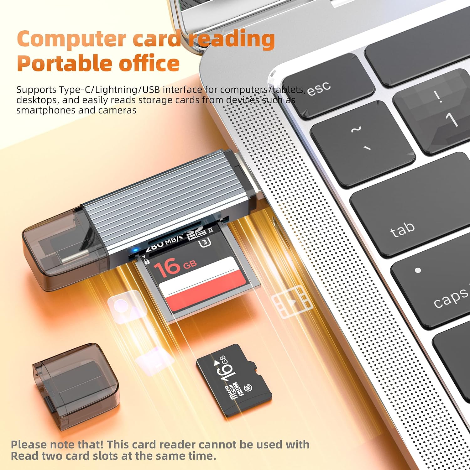 SD Card Reader for Iphone USB C Micro USB Lightning Adapter (4in3) Memory Stick Digital Camera Accessories Type Port Converter TF Macbook Storage Phone for Ipad Mini Air External Photo Android Adaptor image 2