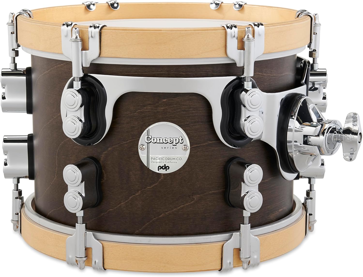 PDP Concept Classic Tom, 7x10, Walnut/Natural Hoops