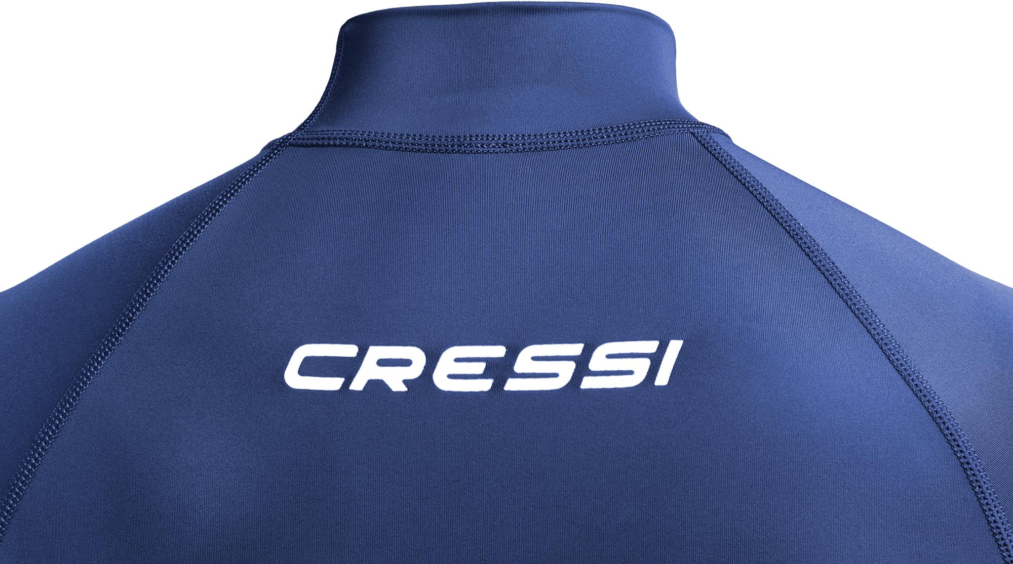 Cressi Sentinel Man Camiseta de Manga Corta Protección Solar UPF 50+, Sechado Rápido, Natación Surf Buceo Pesca Playa Piscina y Deportes Acuáticos Hombre