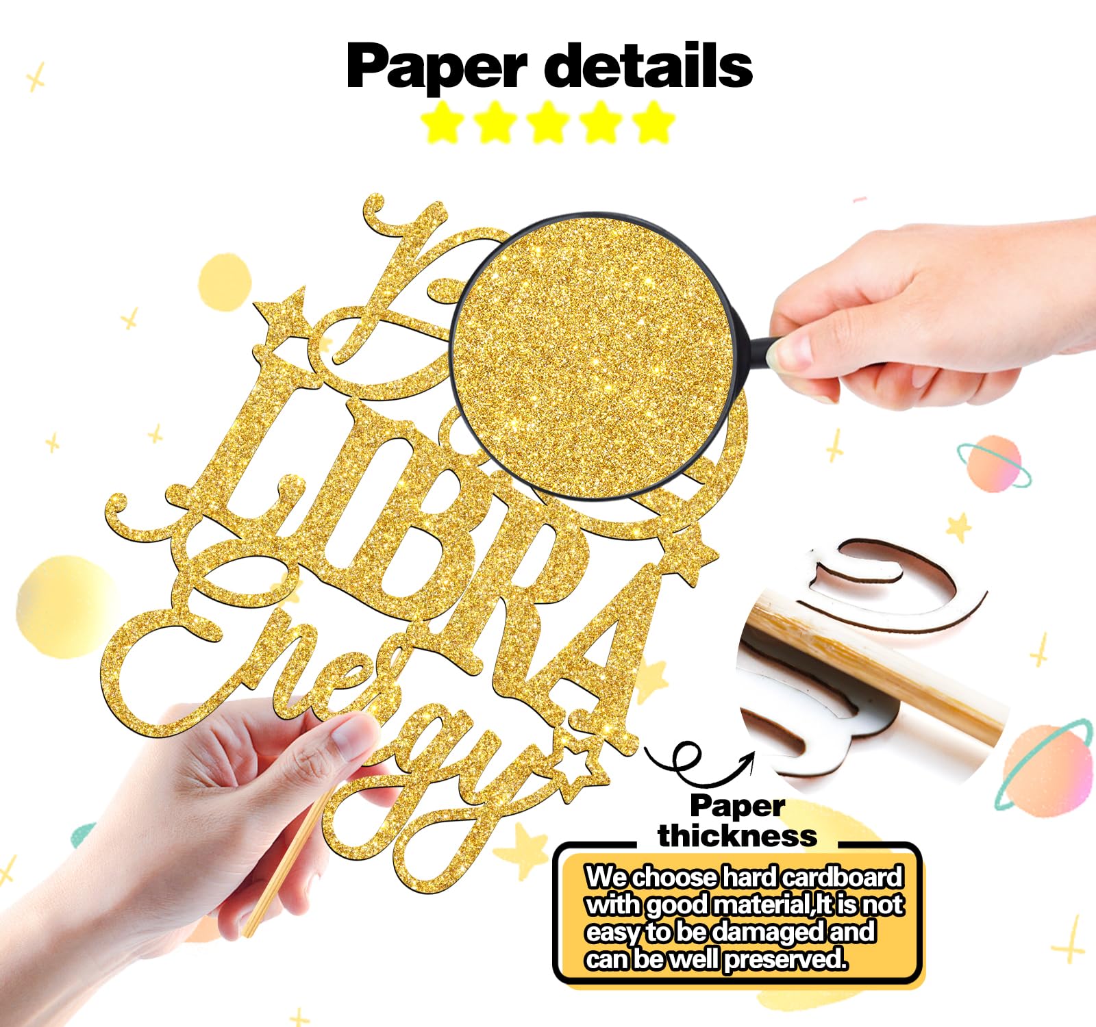 Amazon.com: Big Virgo Energy Cake Topper, Happy Birthday 