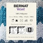 Bernat Blanket Velvet Yarn, Vapor Gray