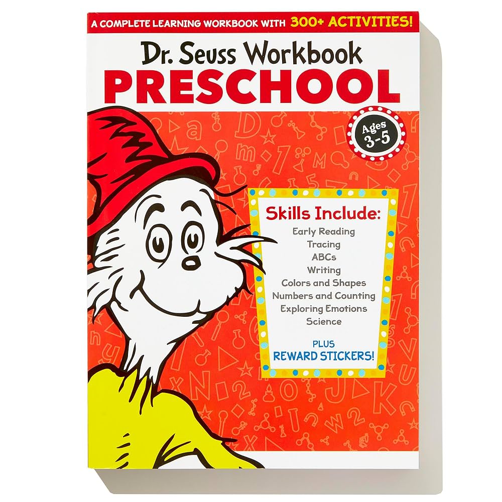 dr-seuss-workbook-preschool-300-fun-activities-with-stickers-and-more-alphabet-abcs-tracing-early-reading-colors-and-shapes-numbers-emotions-science-dr-seuss-workbooks-dr-seuss-9780525572190-amazon-com-books for Dr Seuss Free Printables For Preschool Dr. Seuss Workbook: Preschool: 300+ Fun Activities with Stickers and More! (Alphabet, ABCs, Tracing, Early Reading, Colors and Shapes, Numbers, ... Emotions, Science) (Dr. Seuss Workbooks): Dr. Seuss: 9780525572190: Amazon.com: Books for Dr Seuss Free Printables For Preschool