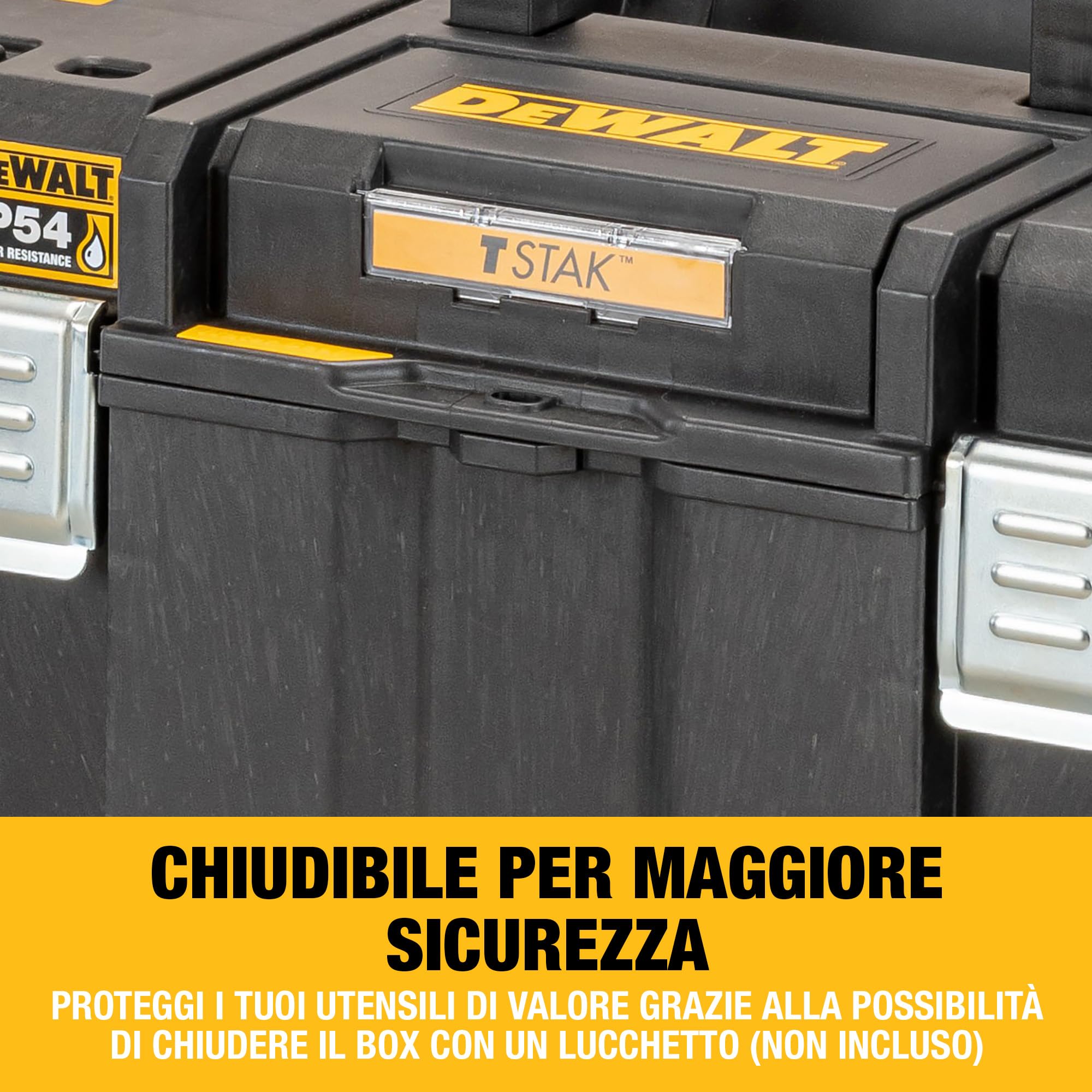 DEWALT TSTAK VI - Unità profonda porta elettroutensili con vasca portaoggetti, DWST83346-1