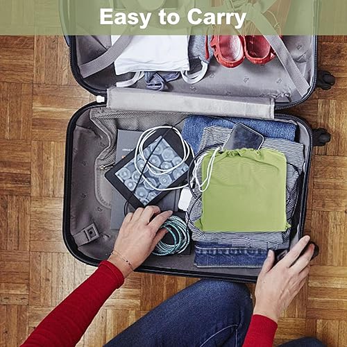 Miniatura 6 de Saco de dormir para viajes y campamentos, ligero, compacto, portátil, delgado, para adultos, sábana de dormir suave de alta calidad para viajes,