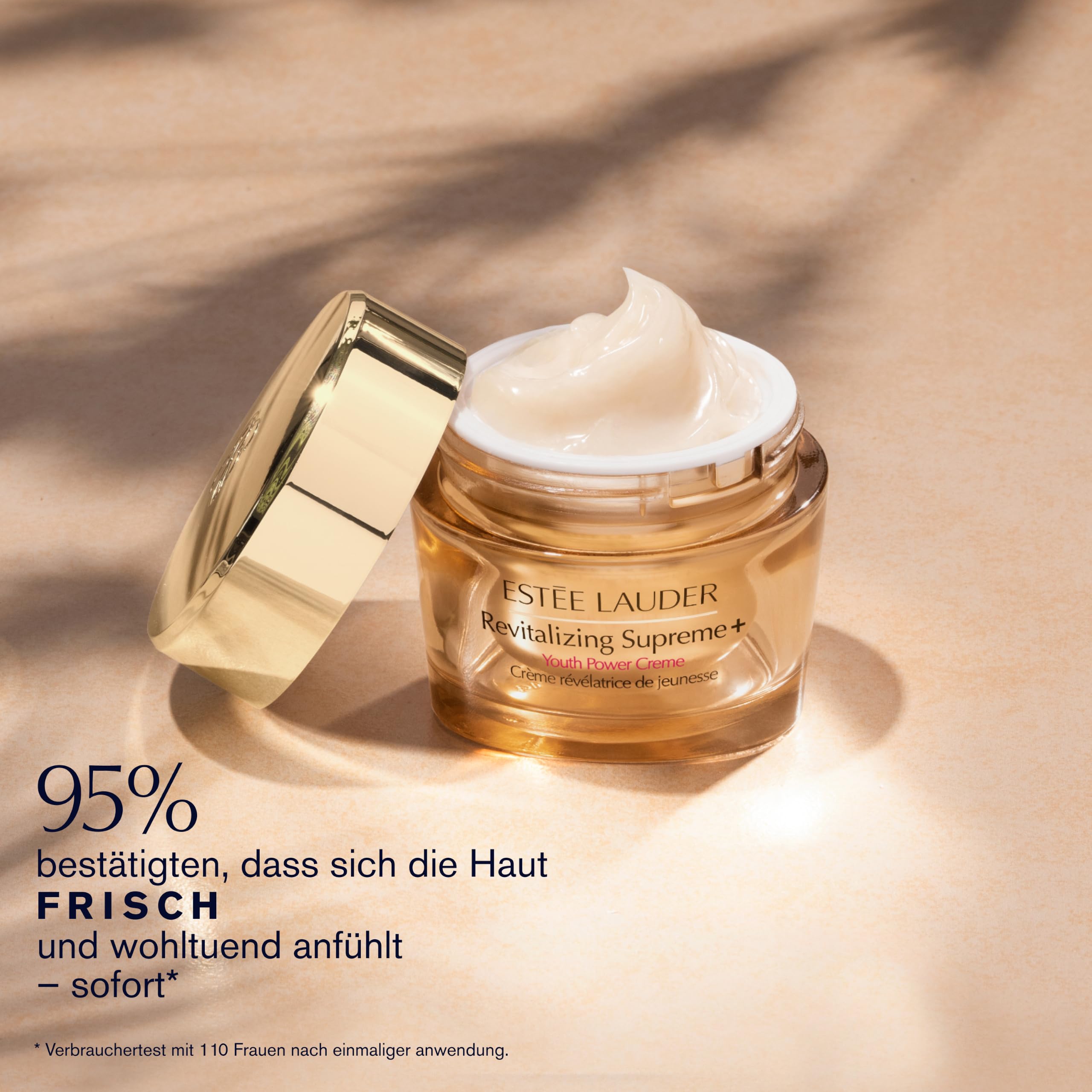 Estée Lauder Revitalising Supreme+ Youth Power Cream | Gesichtscreme mit Hyaluron & Peptiden | Strafft, liftet & spendet 72 Stunden Feuchtigkeit | Für alle Hauttypen, 75ml