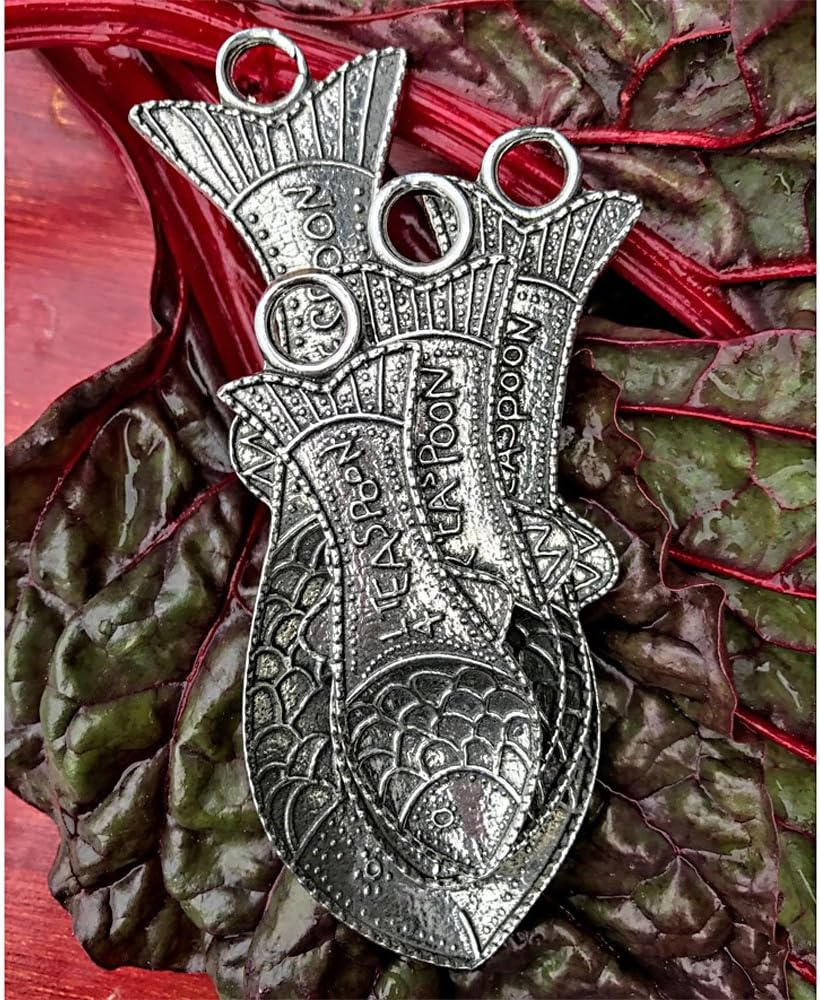 Crosby & Taylor Fish Pewter Measuring Spoons