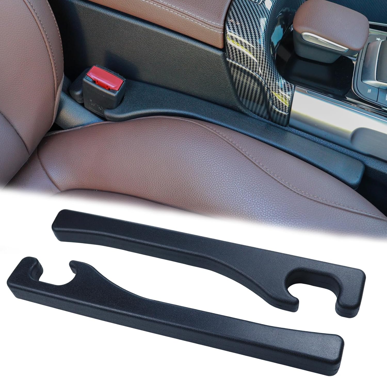 Tombyda Car Seat Gap Filler Universal for Sedan SUV Truck Between Seat Blocker