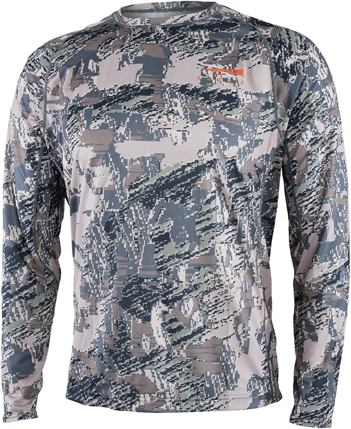 Sitka Gear Men's Hunting Core Lightweight Crew Long Sleeve Shirt Camouflage-Hunting-Apparel (Pack of 1)
