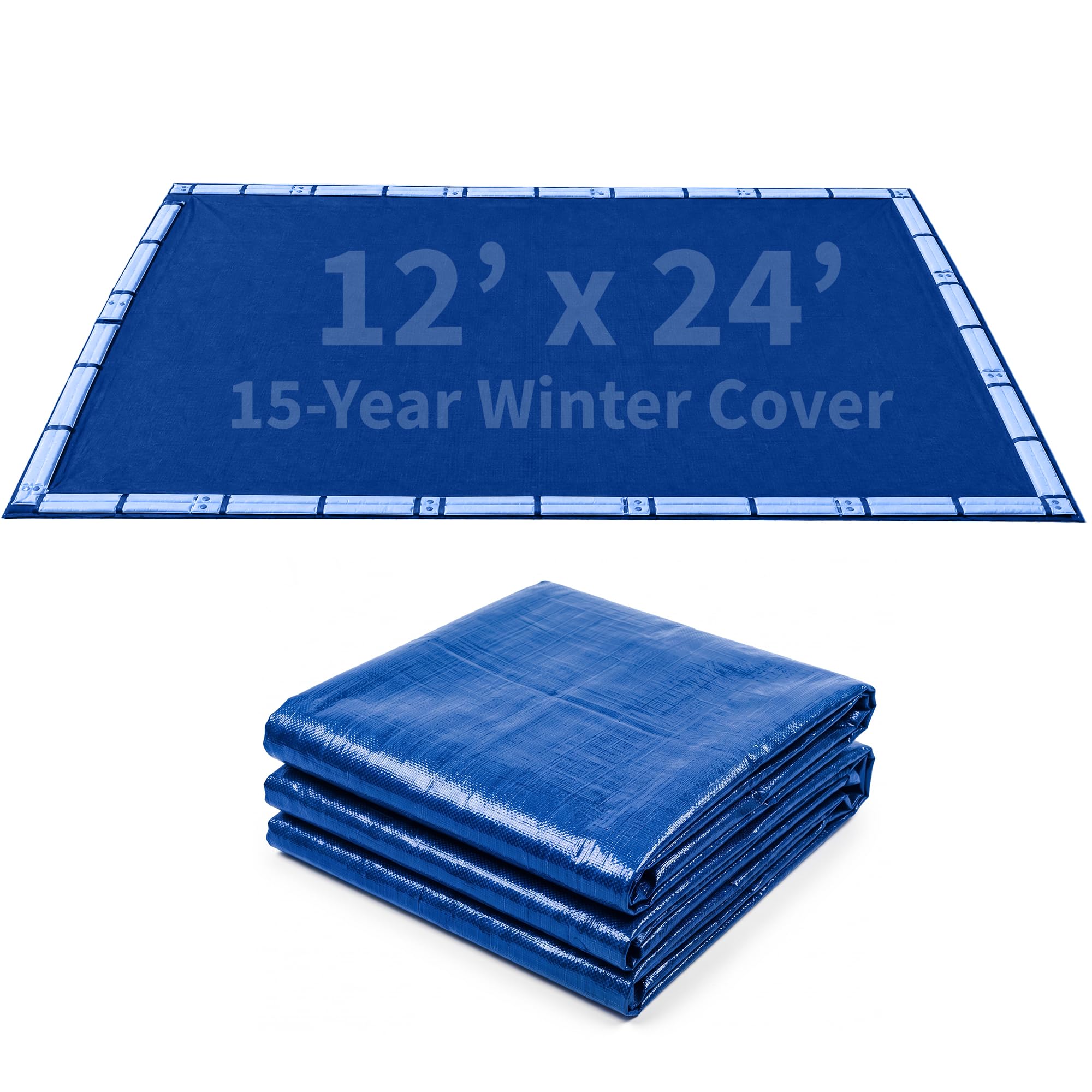 Blue Wave Arctic Armor 12x24-ft In-Ground Pool Winter Cover