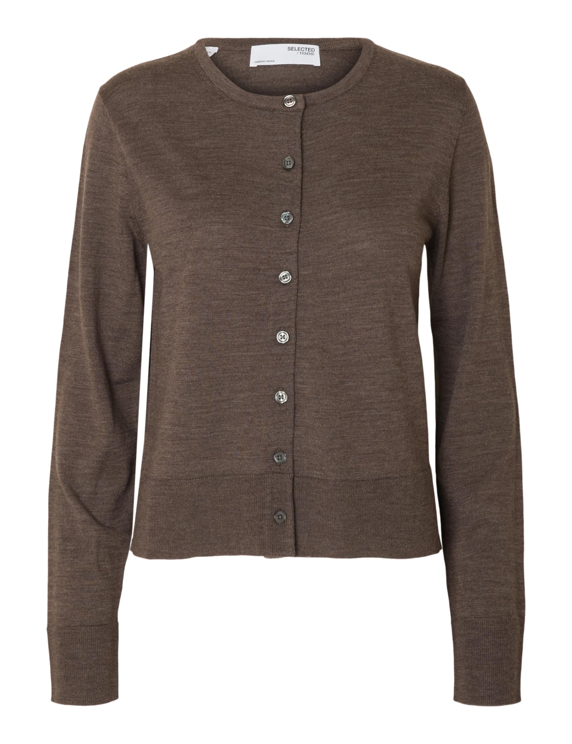 SELECTED FEMME Slfthea Ls Knit Merino Cardigan Noos, Delicioso, XS