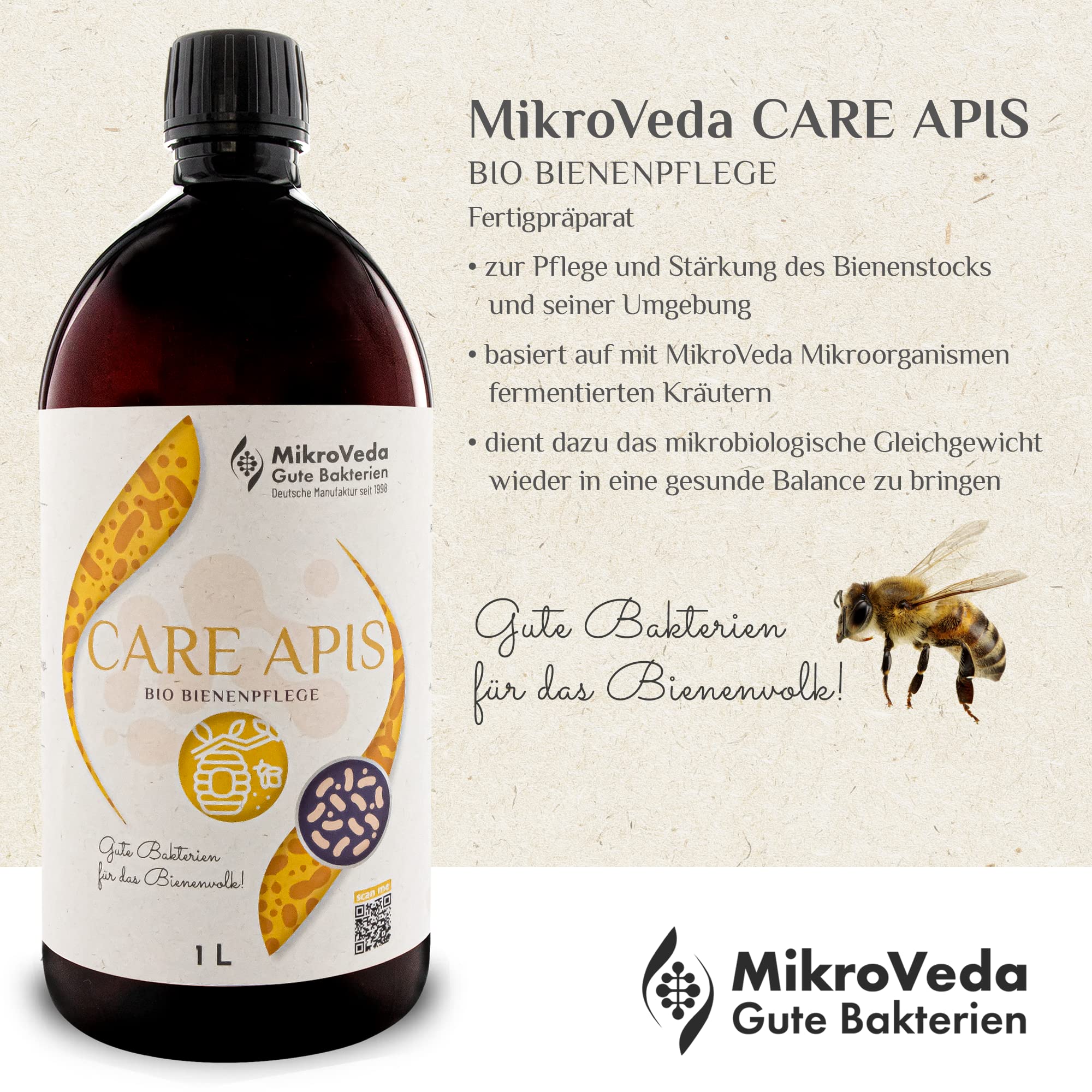 MikroVeda Care APIS | 1 Liter | Fermentierter Kräu Produktbild-Vorschau 3