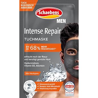 Schaebens Men Intense Repair Cloth Mask More Moisture for All Skin Types