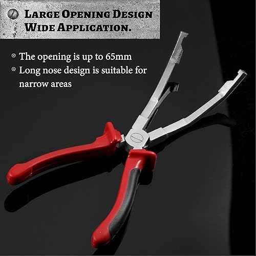 Miniatura 10 de SPEEDWOX Alicates de removedor de abrazadera de la herramienta del conector de la bujíbula recta para motores diesel