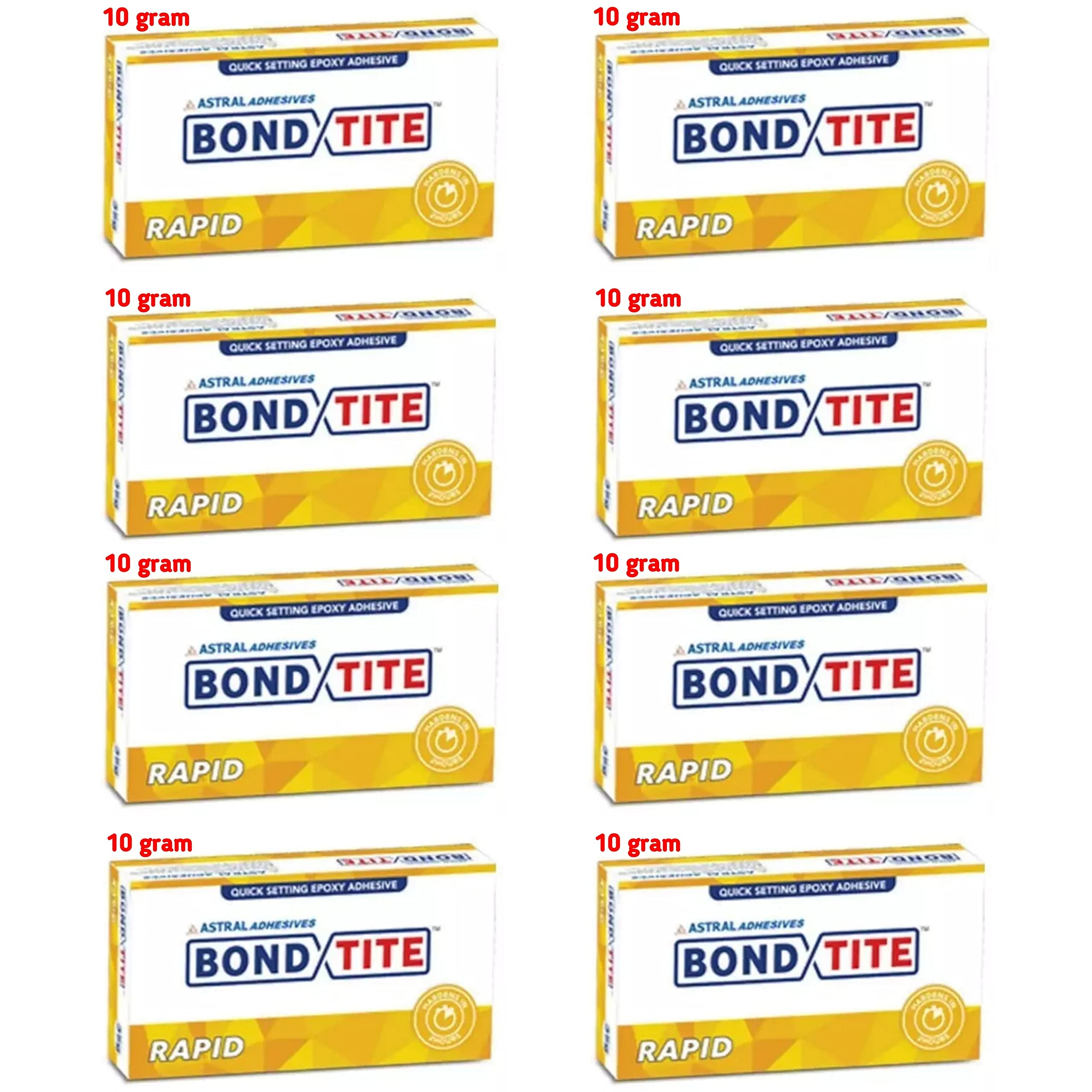 BondTite Rapid - Astral Adhesive - 10 grams - Pack of 8 (B0C2D91S9W) Amazon Price History, Amazon Price Tracker