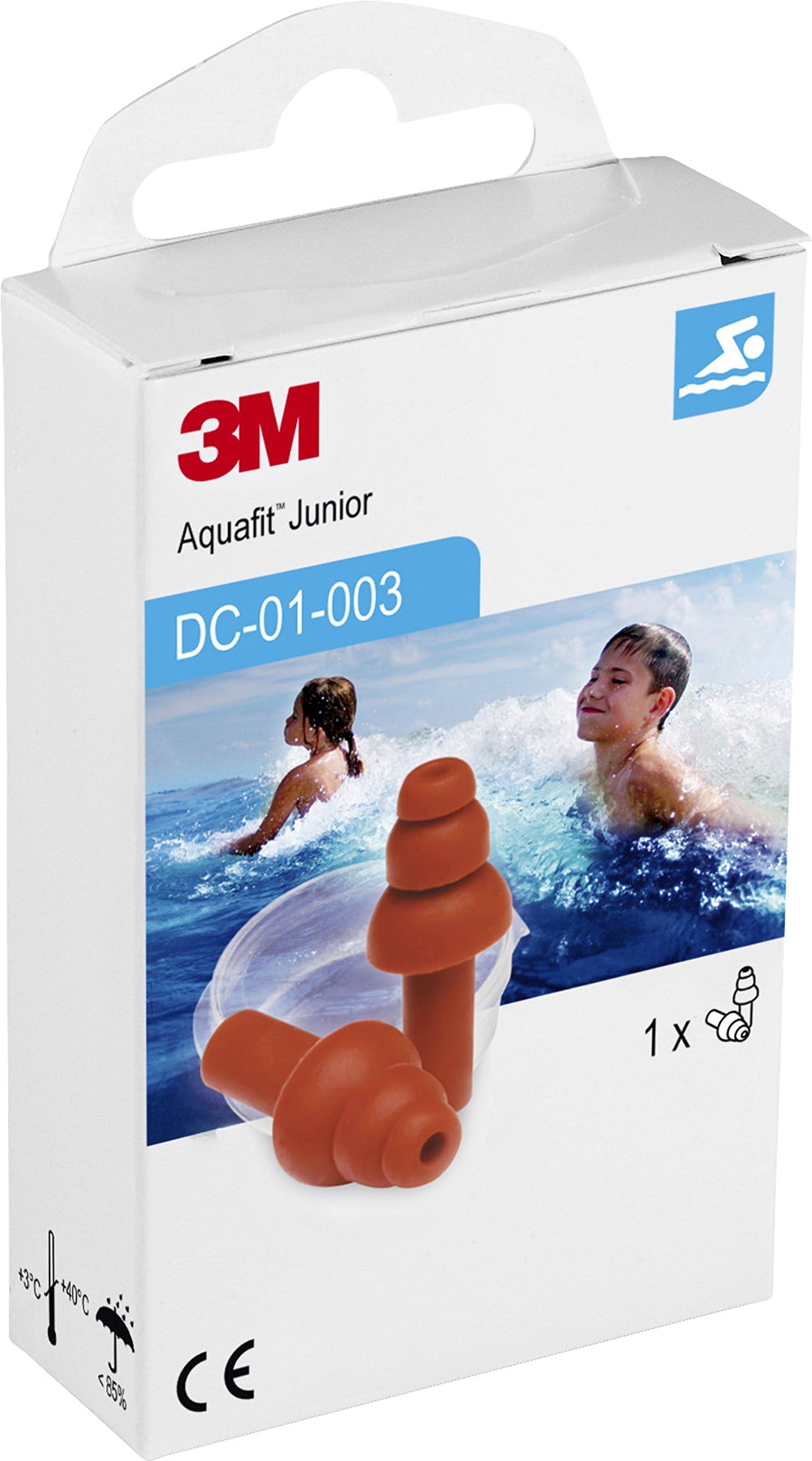 3M E-A-R XA007703664 Aquafit Earplugs Junior