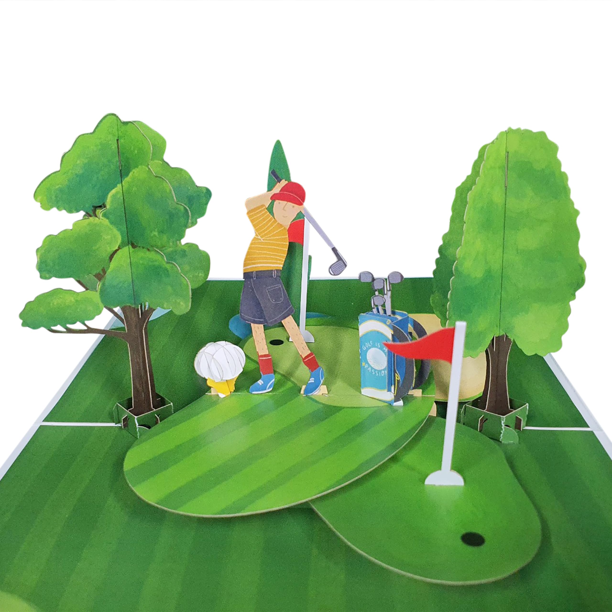 Central 23Pop Up Birthday Cards For Men - Golfing 3D - All Occasion Greeting Card - Father's Day Retirement - Pop Up Cards For Dad Husband Uncle Grandpa - Unique Gifts - Comes With StickersThe Forest Stewardship Council