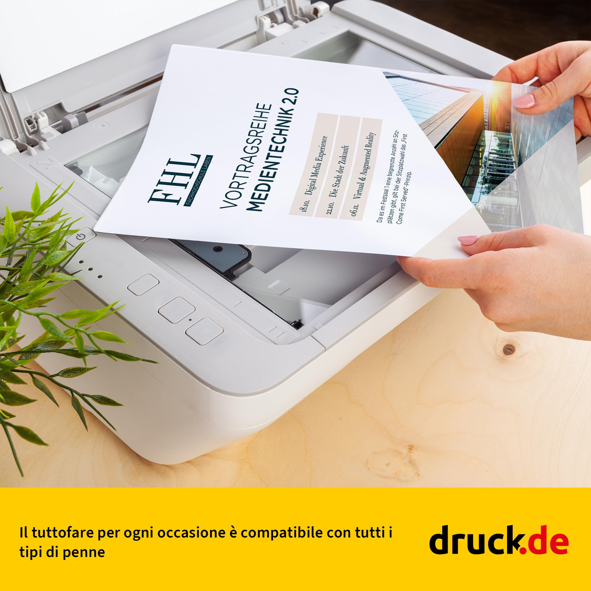 Carta per stampante Premium DIN A4 – 10.000 fogli (4 x 5 x 500 fogli) – Carta bianca universale multiuso CIE bianco 160 – Sigillo PEFC – ideale per ufficio e casa (4 scatole | 10.000 fogli)