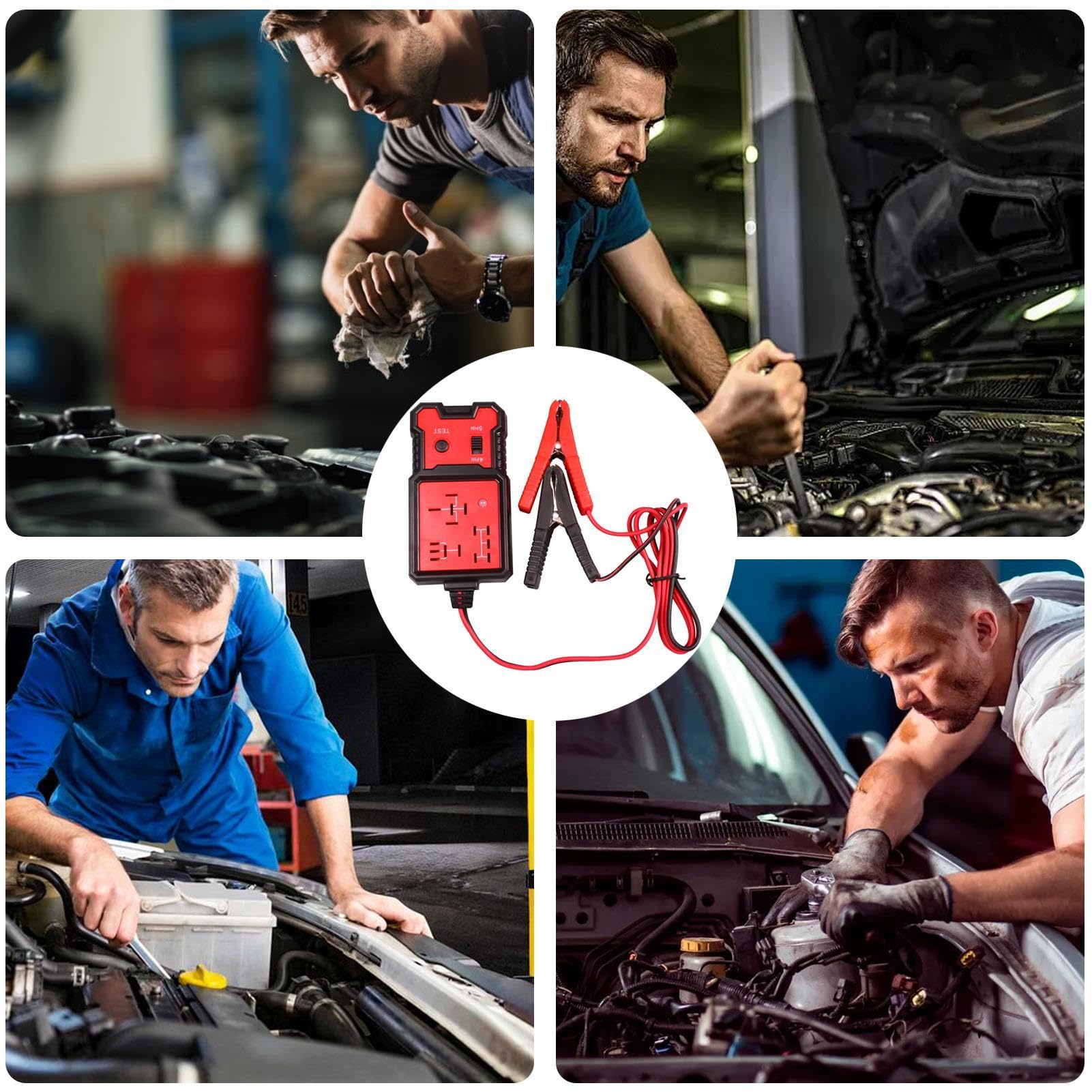 Tester relè per auto, strumento diagnostico relè automatico | Tester per relè per auto portatile | Kit di test Buddy Pro per relè diagnostici Tester di carico automobilistico Tester per altern