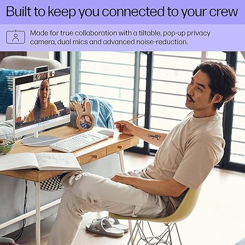 Miniatura 6 de HP PC de escritorio todo en uno de 23.8 pulgadas, pantalla FHD, AMD Athlon Gold 7220U, 8 GB de RAM, SSD de 256 GB, gráficos AMD Radeon, Windows 11