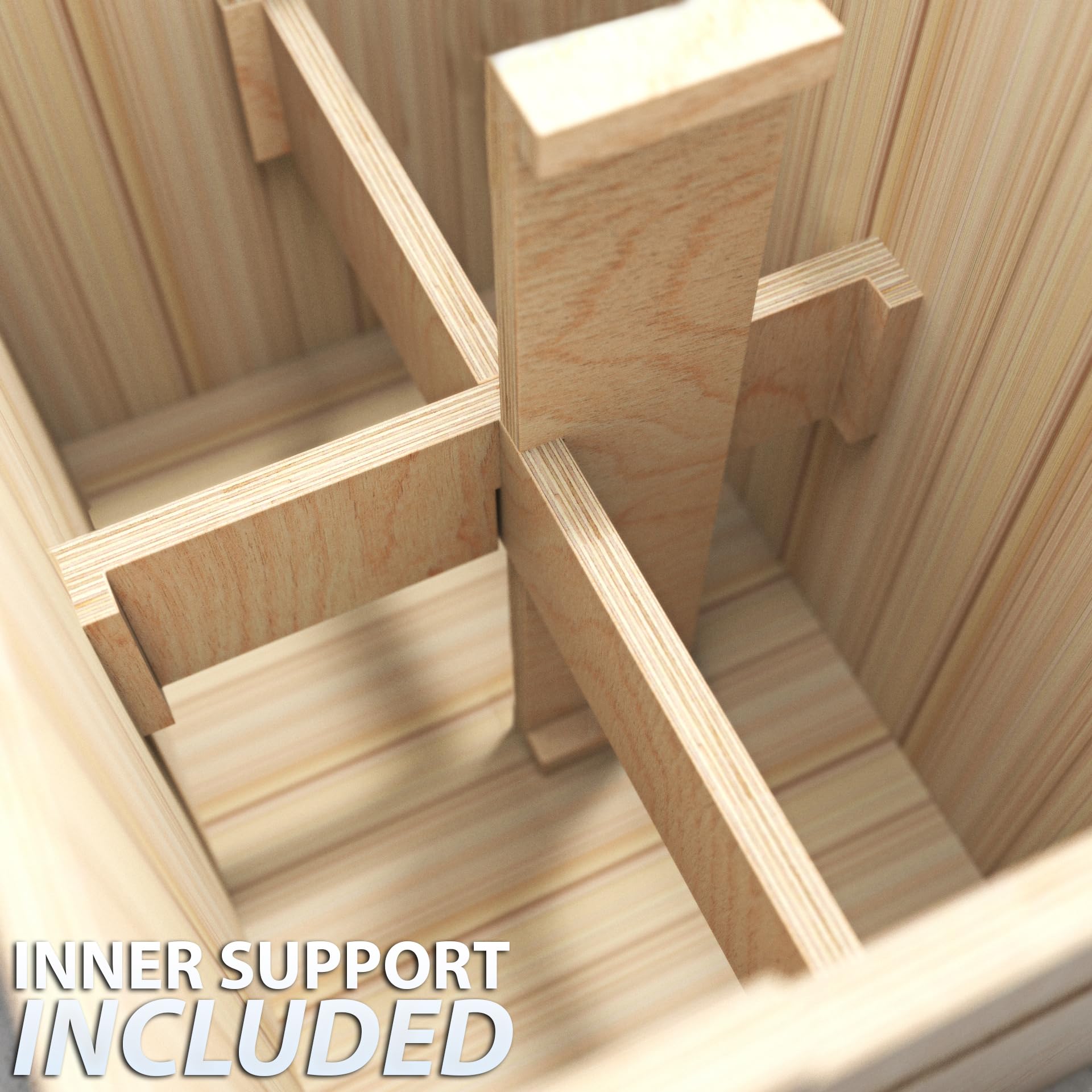 iheartsynergee Synergee 3 en 1 - Caja plyométrica de Madera Antideslizante para Entrenamiento y acondicionamiento