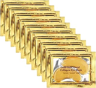 30 Pairs 24k Gold Gel Collagen Eye Mask,Under Eye Patches for Puffy Eyes,Dark Circles & Reduce Wrinkles,Moisturizing for Face Care, Eye Pads for Your Beauty Skin Care