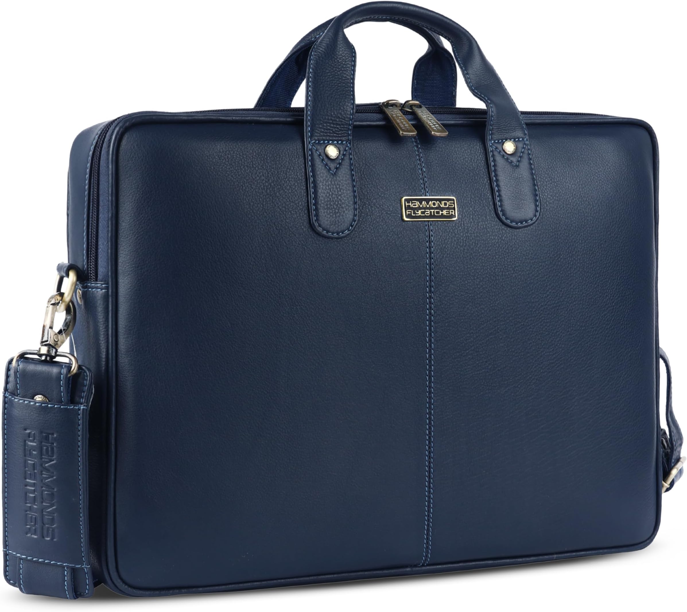 HAMMONDS FLYCATCHER Top Grain Genuine Leather Laptop Messenger Bag for 15.6 inch Laptop (Vintage) LB106_V