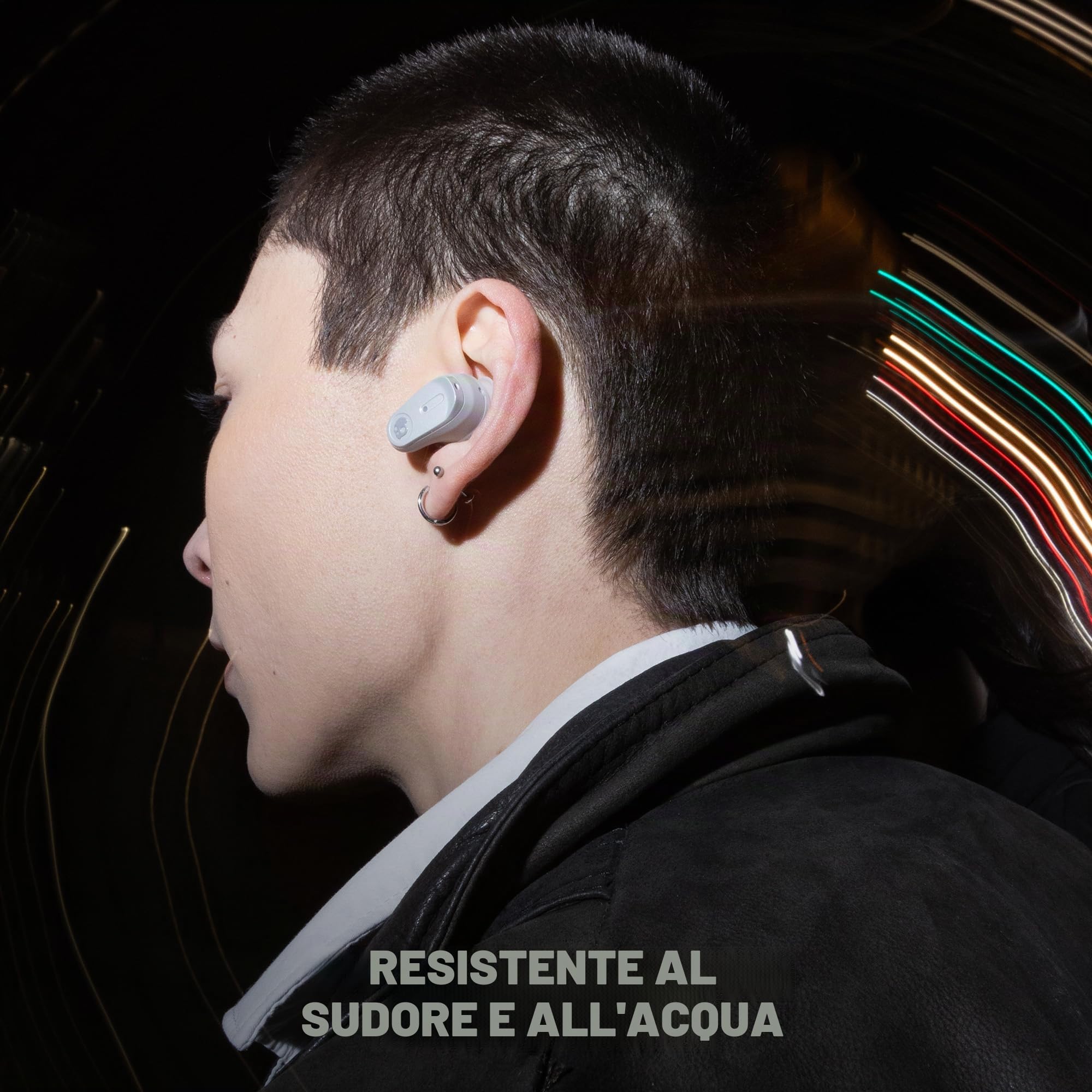 Skullcandy Method - Auricolari wireless 360 ANC, Sound by Bose, cuffie Bluetooth, cancellazione del rumore premium, batteria fino a 40 ore, resistente al sudore e all'acqua, microfono per iPhone e
