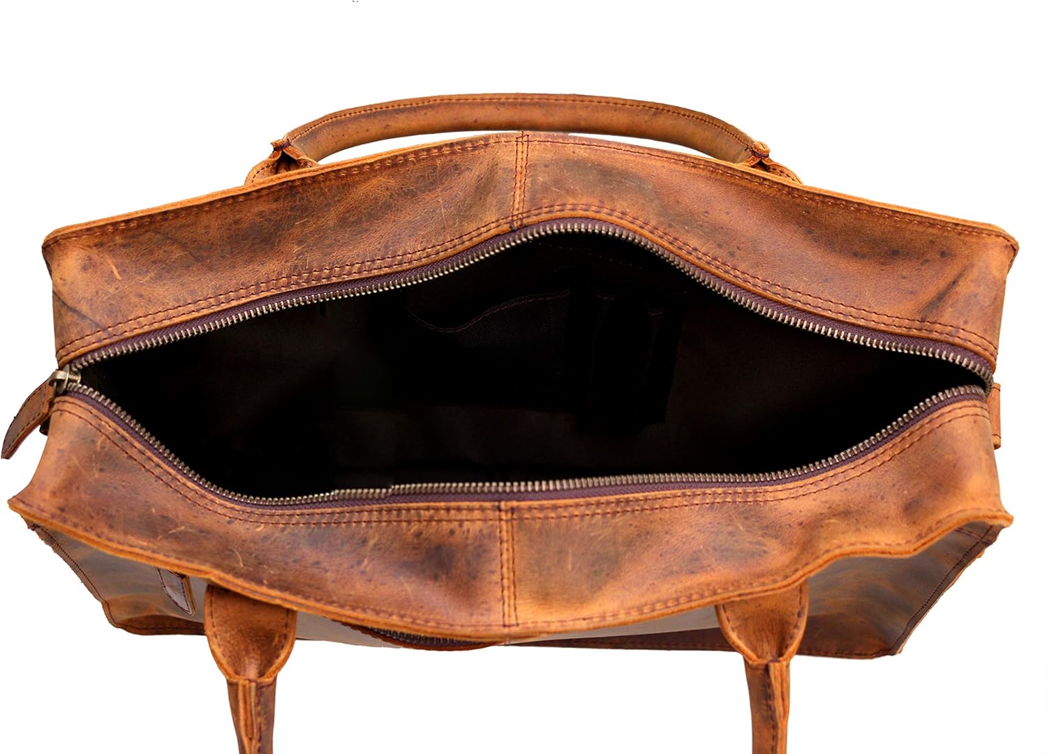 Real Leather 14 Inch Laptop Briefcase Messenger Bag Office Laptop Bag for Men and Women