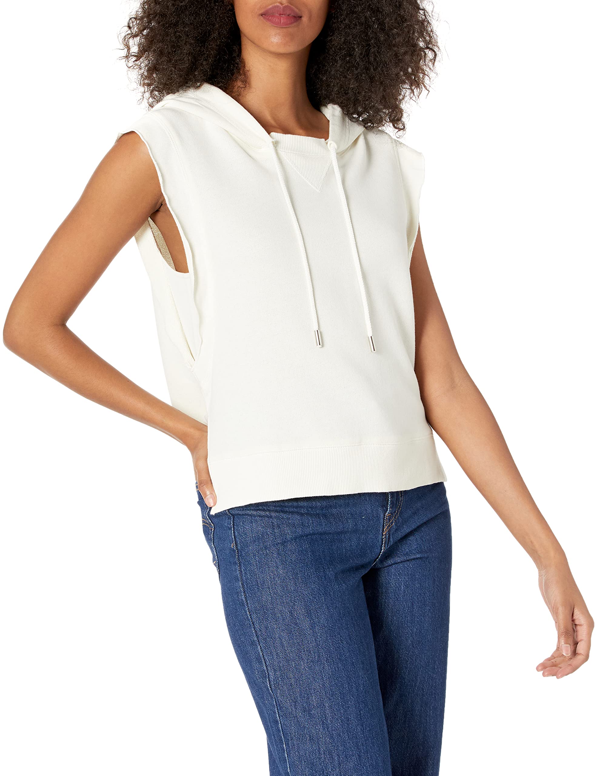 Women's Ella Cap Sleeve Hoodie Hooded Sweatshirt