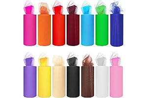 14 Vibrant Hues of Premium Tulle Rolls for Limitless Creative Expressions