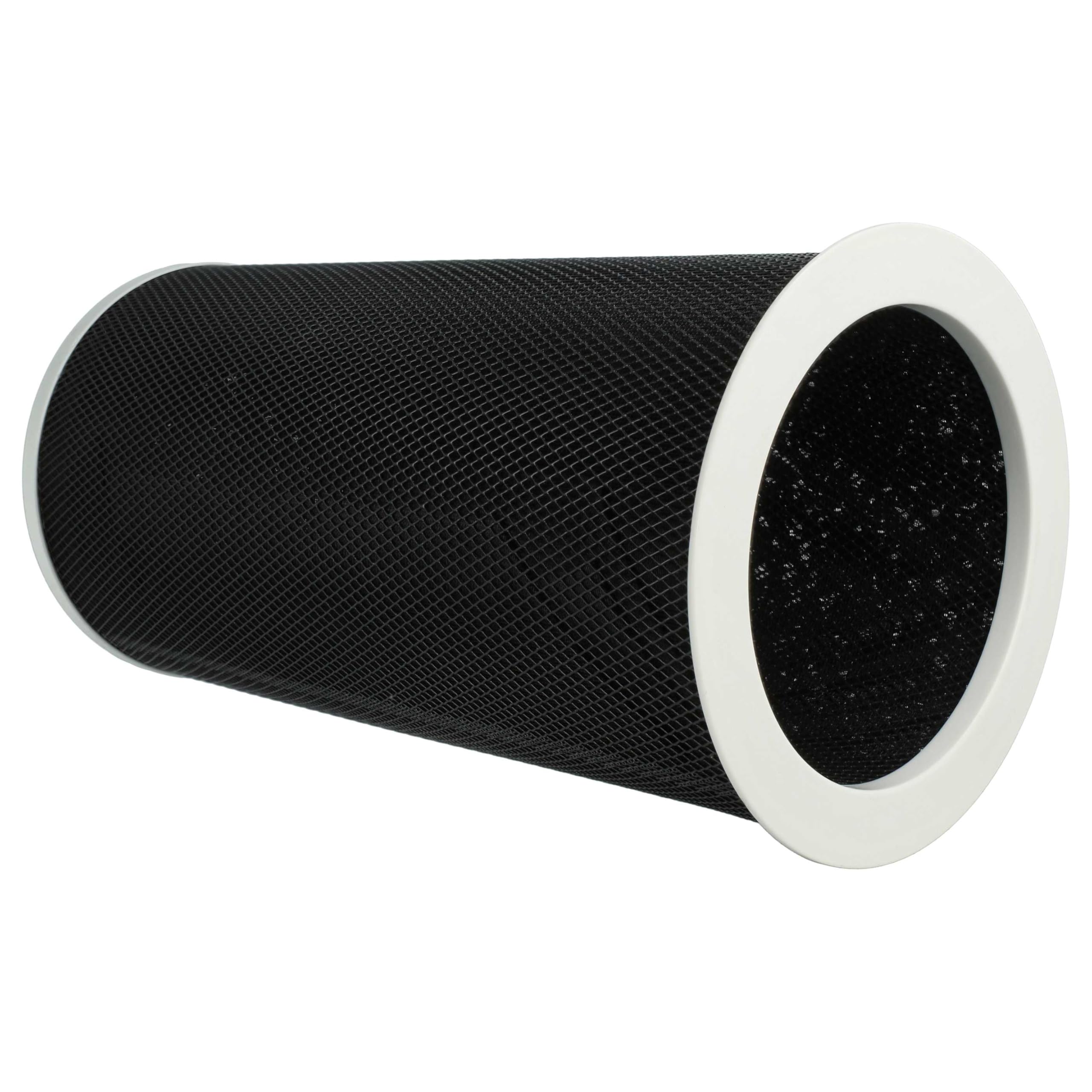 vhbw 8 x filtr z węglem aktywnym kompatybilny z oczyszczaczem powietrza Xiaomi Mi Air Purifier 2, 3, 2H, 2C, 3C, 2S, 3H, filtr powietrza, czarno-szary