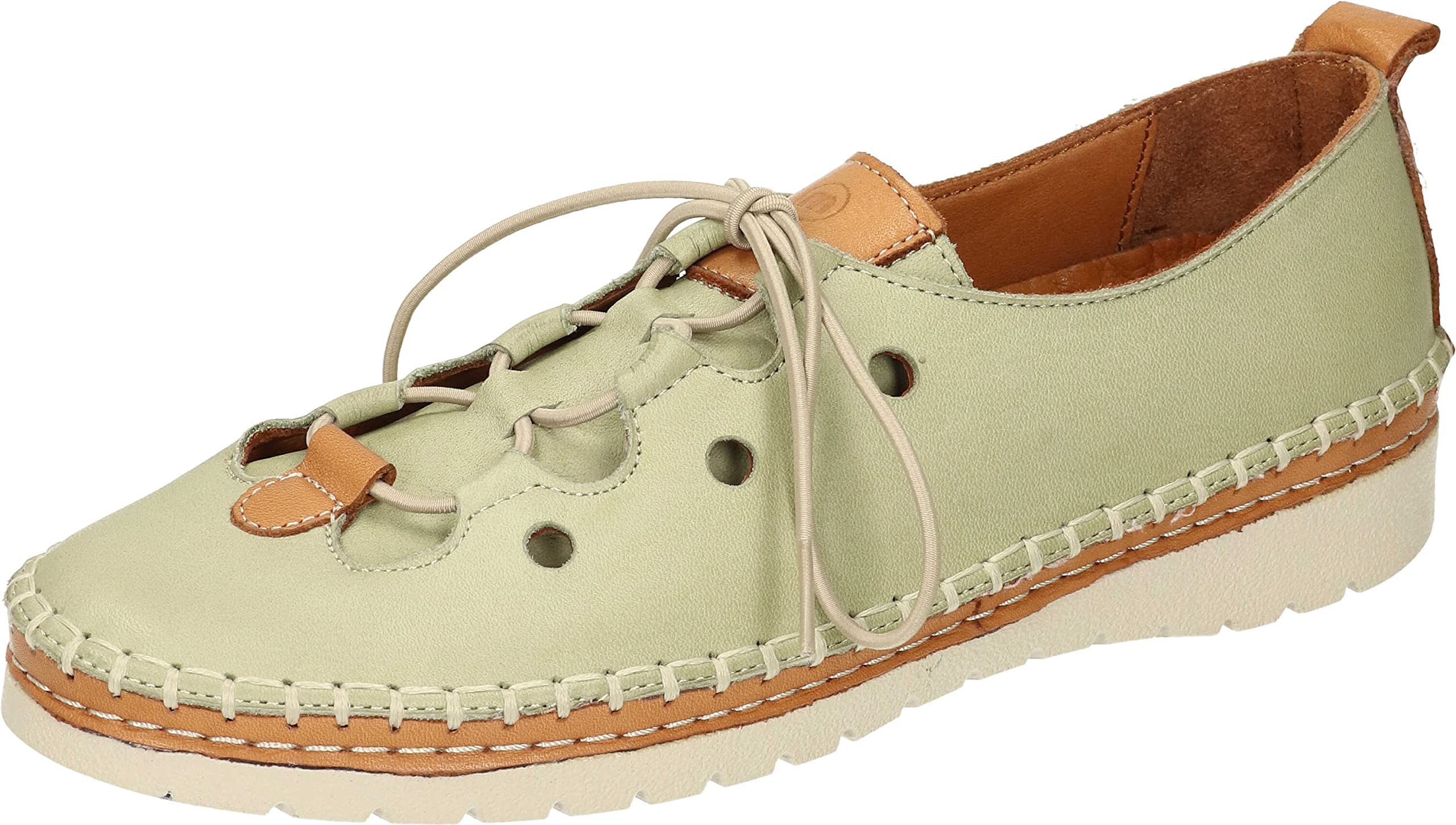Manitu Women's 840061-07 Sneaker, Green, 7.5 UK