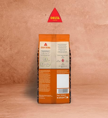Delta Cafés Gran Crema Whole Bean Coffee 1kg Medium Roast - 2
