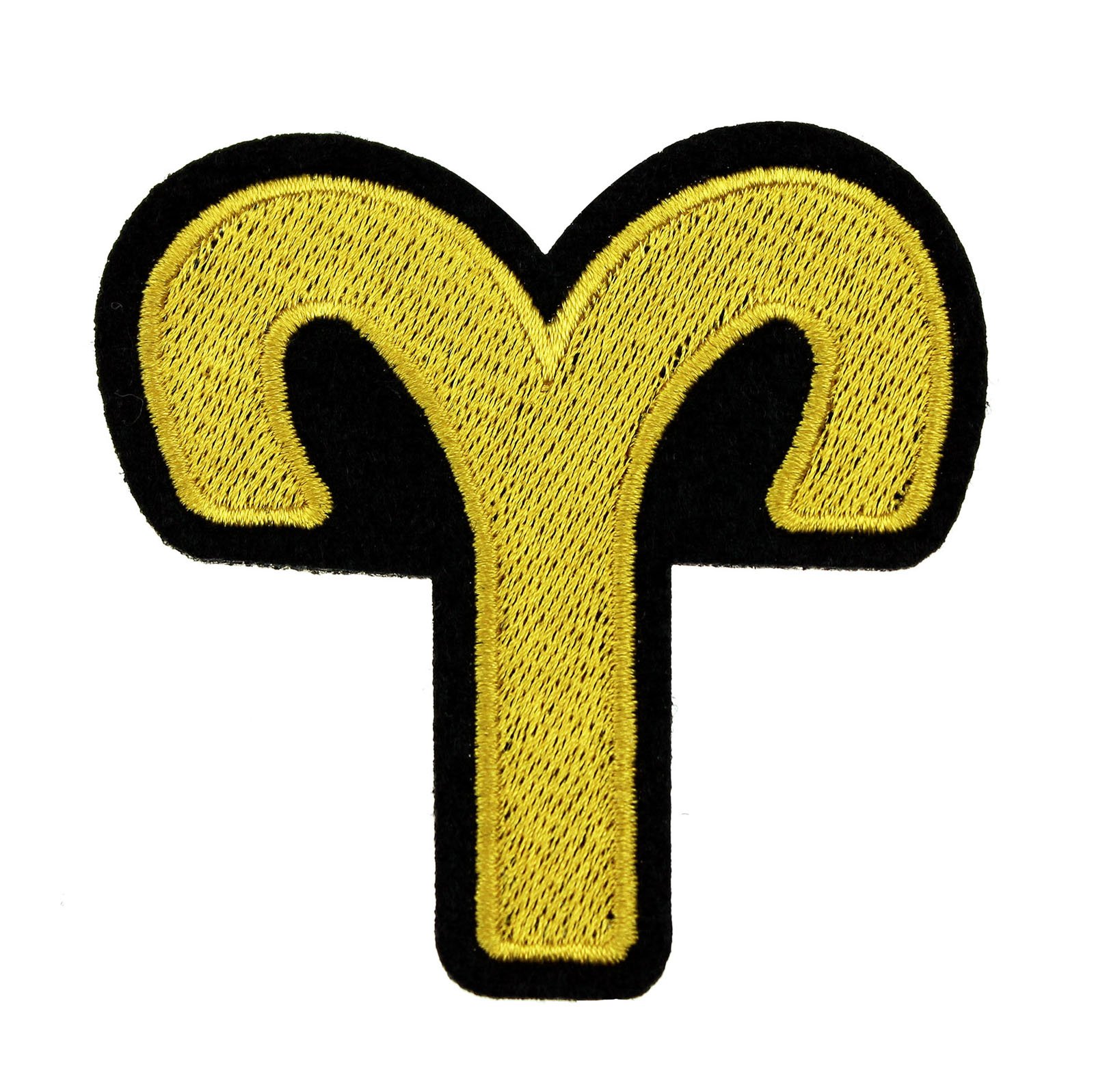 RECHERE 12 Constellation Symbols Zodiac Embroidered Iron On Patch Applique (Aries)