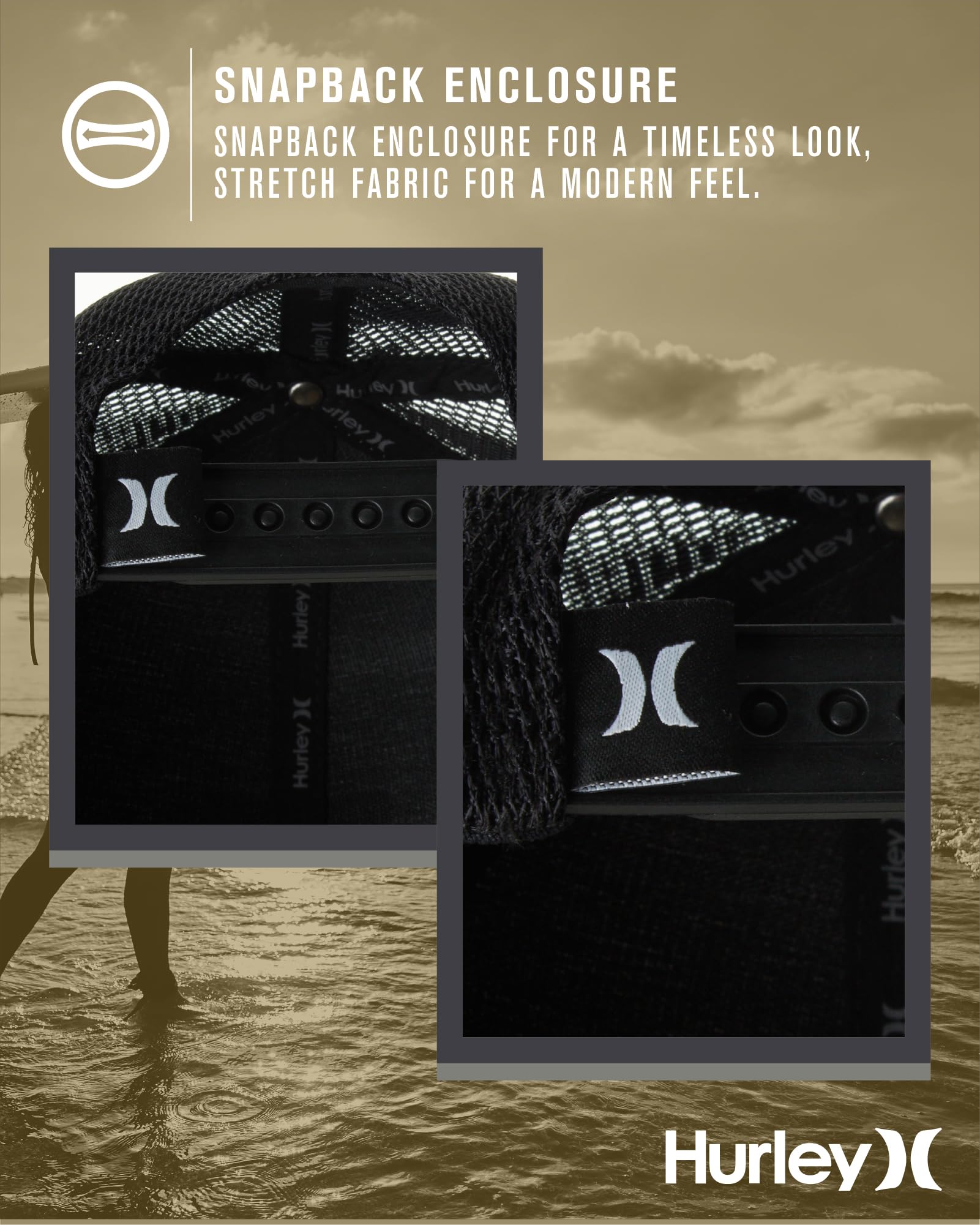 Hurley Męska czapka baseballowa M Warner Trucker Hat