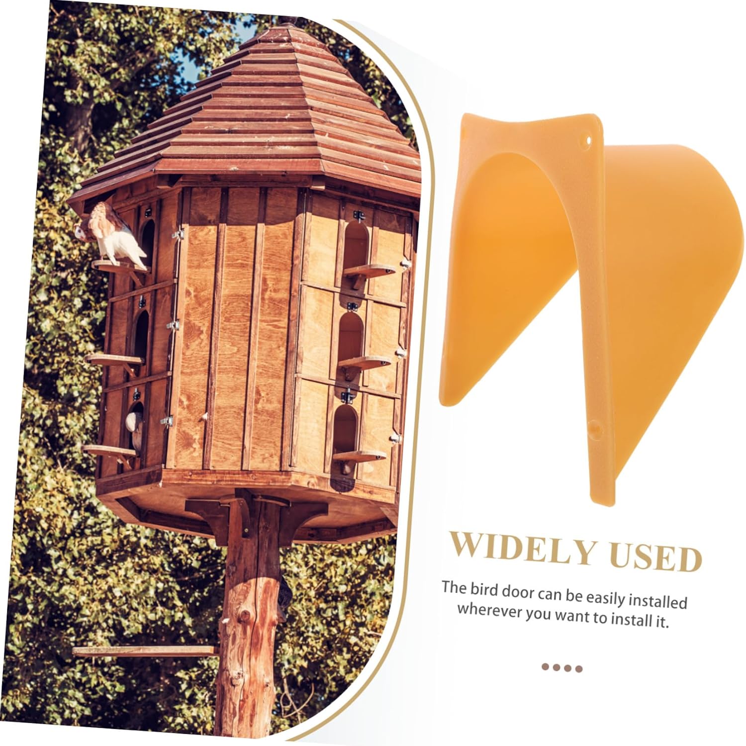 NOLITOY 20pcs Pigeon Supplies Plastic Entrance Door Pigeon House Door Accessory Bird Cage Tools for