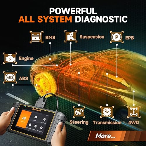 Miniatura 3 de Foxwell NT726 OBD2 escáner y OBDII 16 Pin extensión de diagnóstico Convertir cable, todo el sistema lector de código herramienta de diagnóstico del