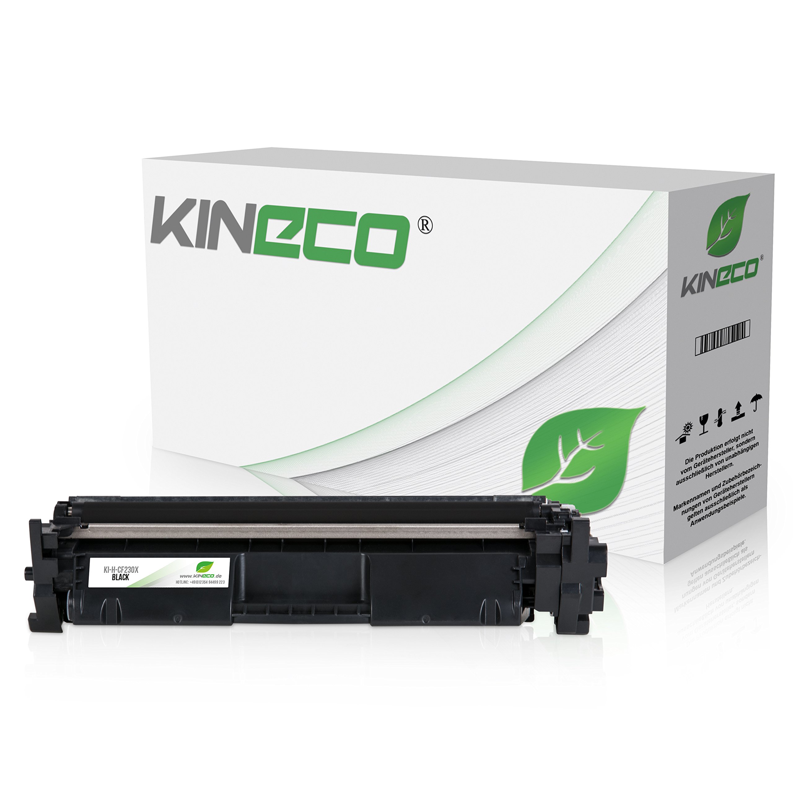 Kineco Toner kompatibel mit HP CF230X 30X für HP Laserjet Pro M227fdw M203dw M203 M220 MFP M227-3.500 Seiten (MIT CHIP und Füllstandsanzeige)