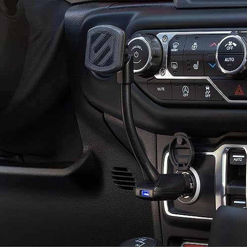 Miniatura 8 de Scosche MAGVNT2 MagicMount Soporte magnético para teléfono celular para automóvil, cabezal ajustable de 360 grados, universal con todos los