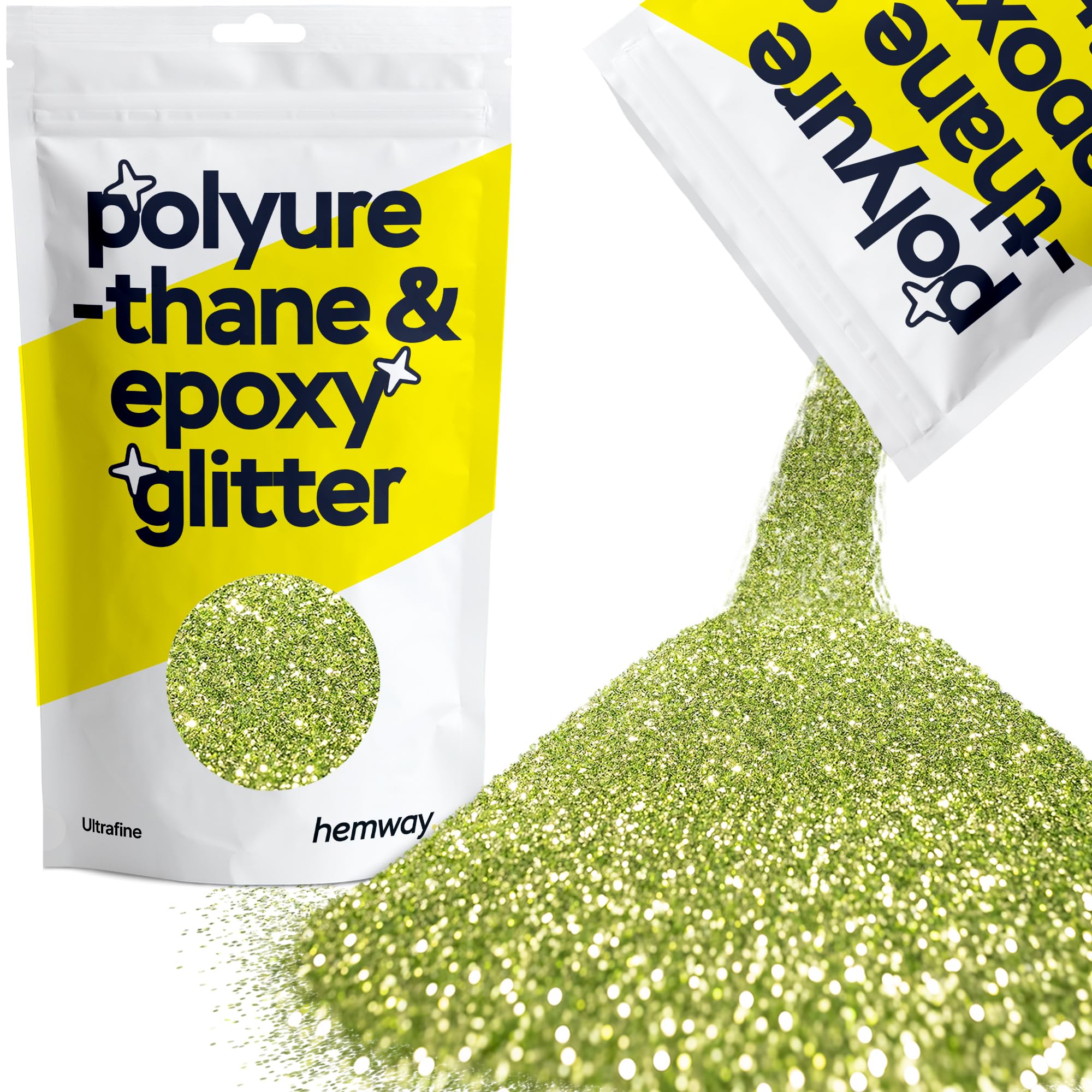 Hemway Resin Glitter Bronze Brown 100g Super Chunky | Polyurethane & Epoxy Glitter for Resin Crafts, Tumblers, Coasters, Floor & Table Art — view 25