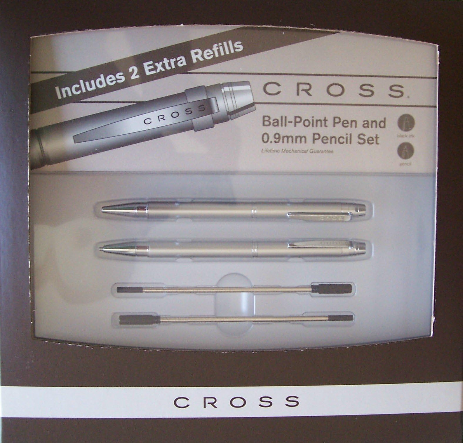 Cross Helios Satin Chrome Limited Edition Pen Set