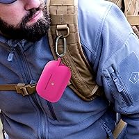 Vista 608 de Funda para AirPods Pro con kit de limpieza, funda de silicona suave para Apple AirPod Pro de 1ª/2ª generación, accesorios de funda AirPods Pro/Pro 2