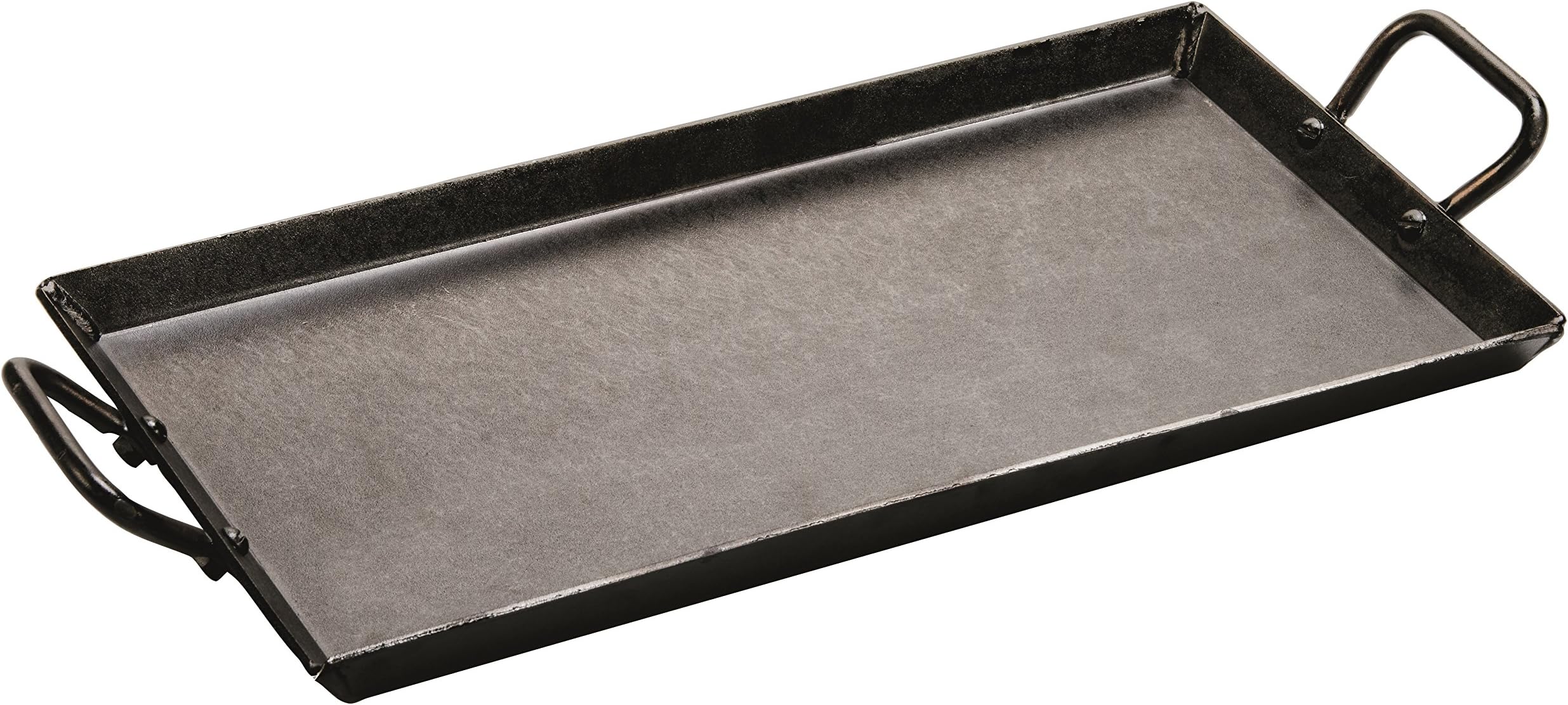 Lodge Carbon Steel Griddle, Pre-Seasoned, 18-inch , Black