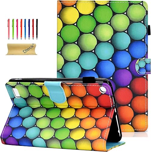 Miniatura 17 de Dteck - Funda para tablet Kindle Fire 7, funda protectora completa con función atril ajustable y función de encendido y apagado automático