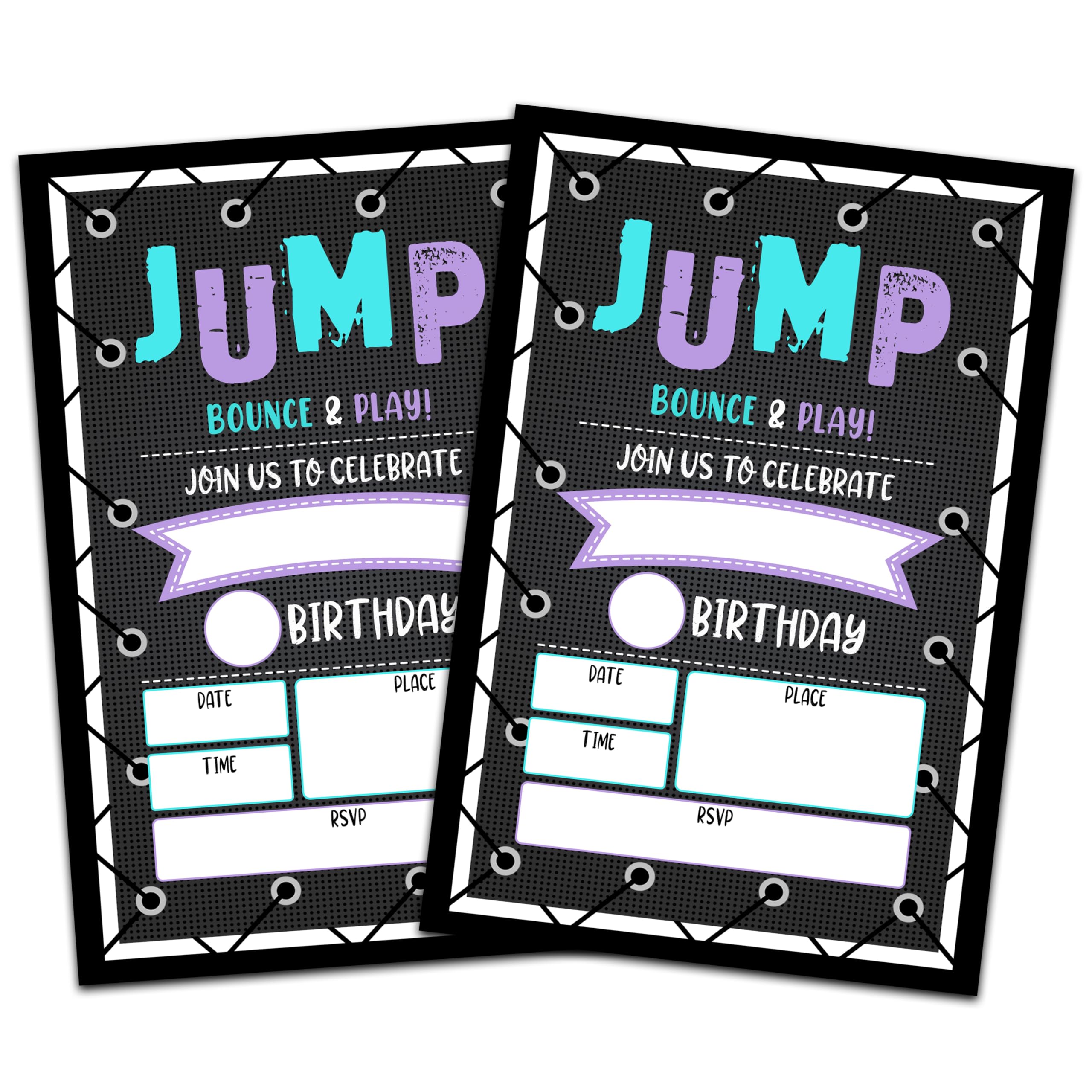 CLIRBE Greeting Card - Birthday Party Invitations for Boys, 20 Invitations with 20 Envelopes - E02